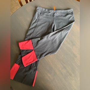 Lulu lemon pink work out top and bottoms